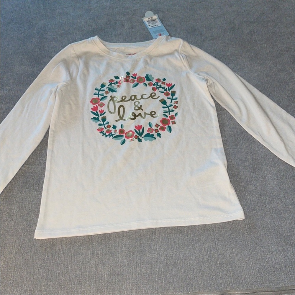 Cat & Jack Peace and Love Long Sleeve
Girl's Top